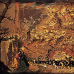 Francesco Lagozzi, „Dantė ir Vergilijus keliauja į pragarą“, 1620 m.