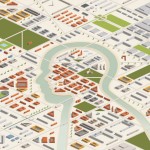 Miestai keičiasi ir tampa išmaniais Isometric City with Head Shaped Center