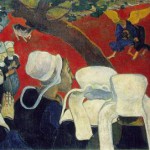Tai yra labai svarbu gauguinThe Vision After the Sermon1888(Jacob Wrestling with the Angel) e