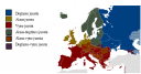 Kaip teigia M. P. Holt, alaus ir vyno juostų Europoje atskyrimas gali būti siejamas su religija.