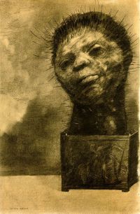 Odilon Redon „Žmogus kaktusas”. 1881